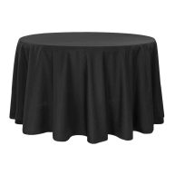 Wedding Linens Inc. 90 inch Round Pintuck Taffeta Seamless Linen Tableccloth for Party Wedding Reception Catering Dining Home Table Cover Linens –