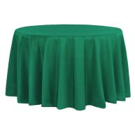 Wedding Linens Inc. 90 inch Round Pintuck Taffeta Seamless Linen Tableccloth for Party Wedding Reception Catering Dining Home Table Cover Linens –