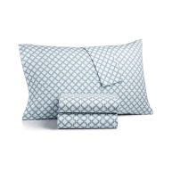 Sanders Printed Microfiber 4-Pc Sheet Set