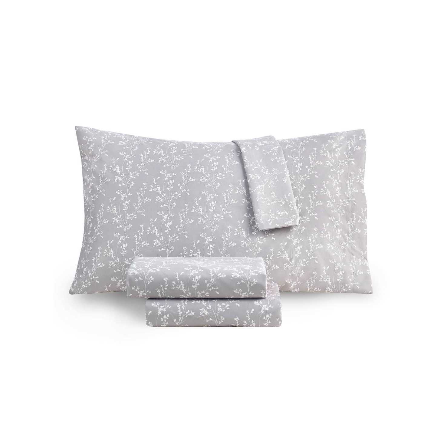 Sanders Printed Microfiber 4-Pc Sheet Set - Image 2