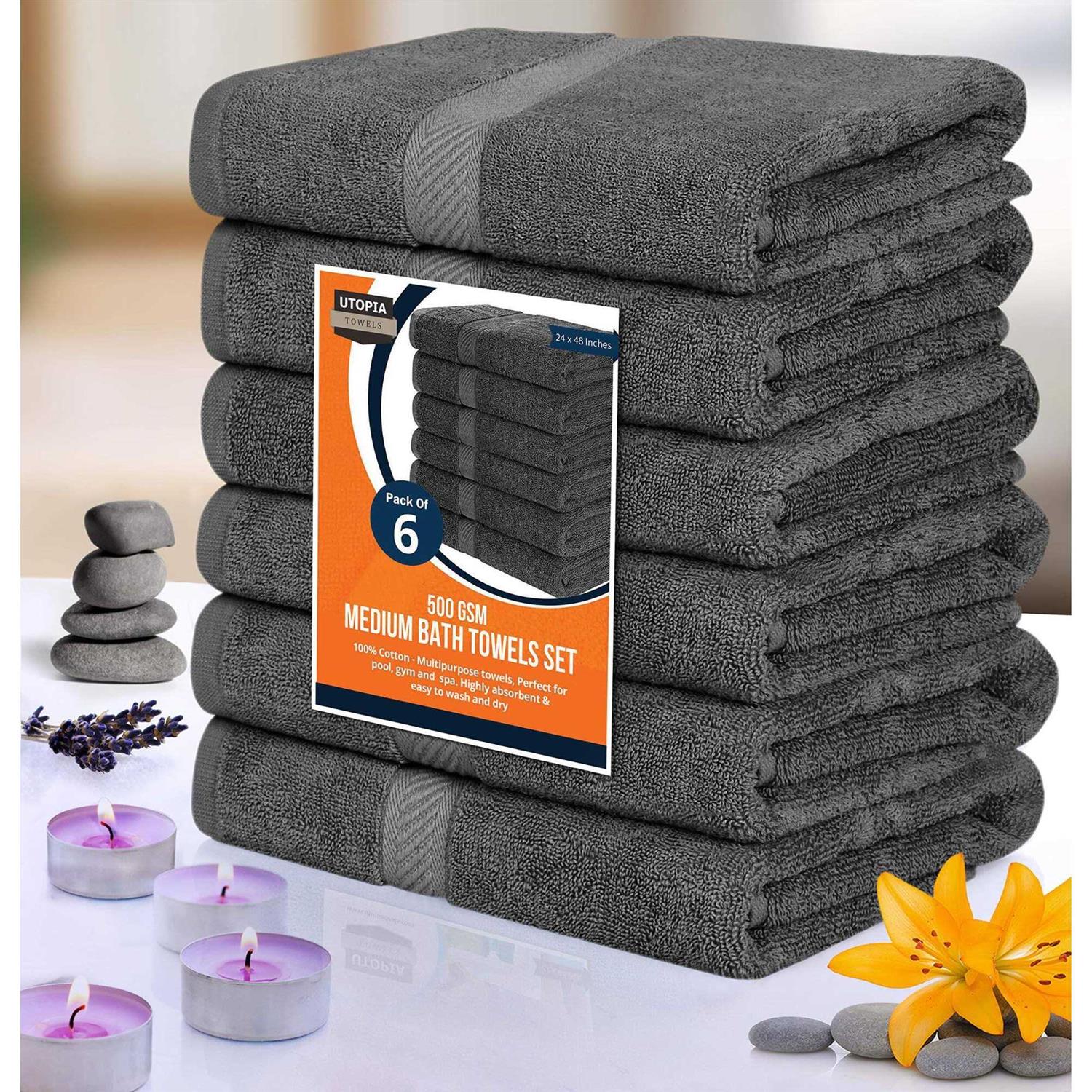 Utopia Towels Towel Set Bath Towels Towels, and 4 - Image 4