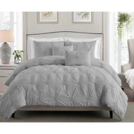 Swift Home Floral Pintuck Comforter Set