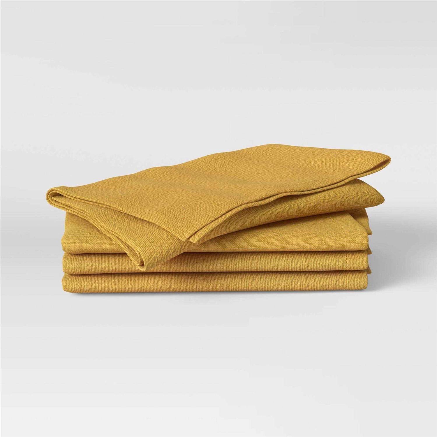 Threshold 4pk Cotton Easy Care Napkins