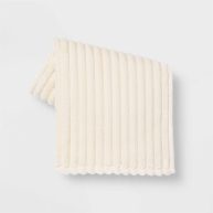 Room Essentials Ribbed Plush Throw Blanket