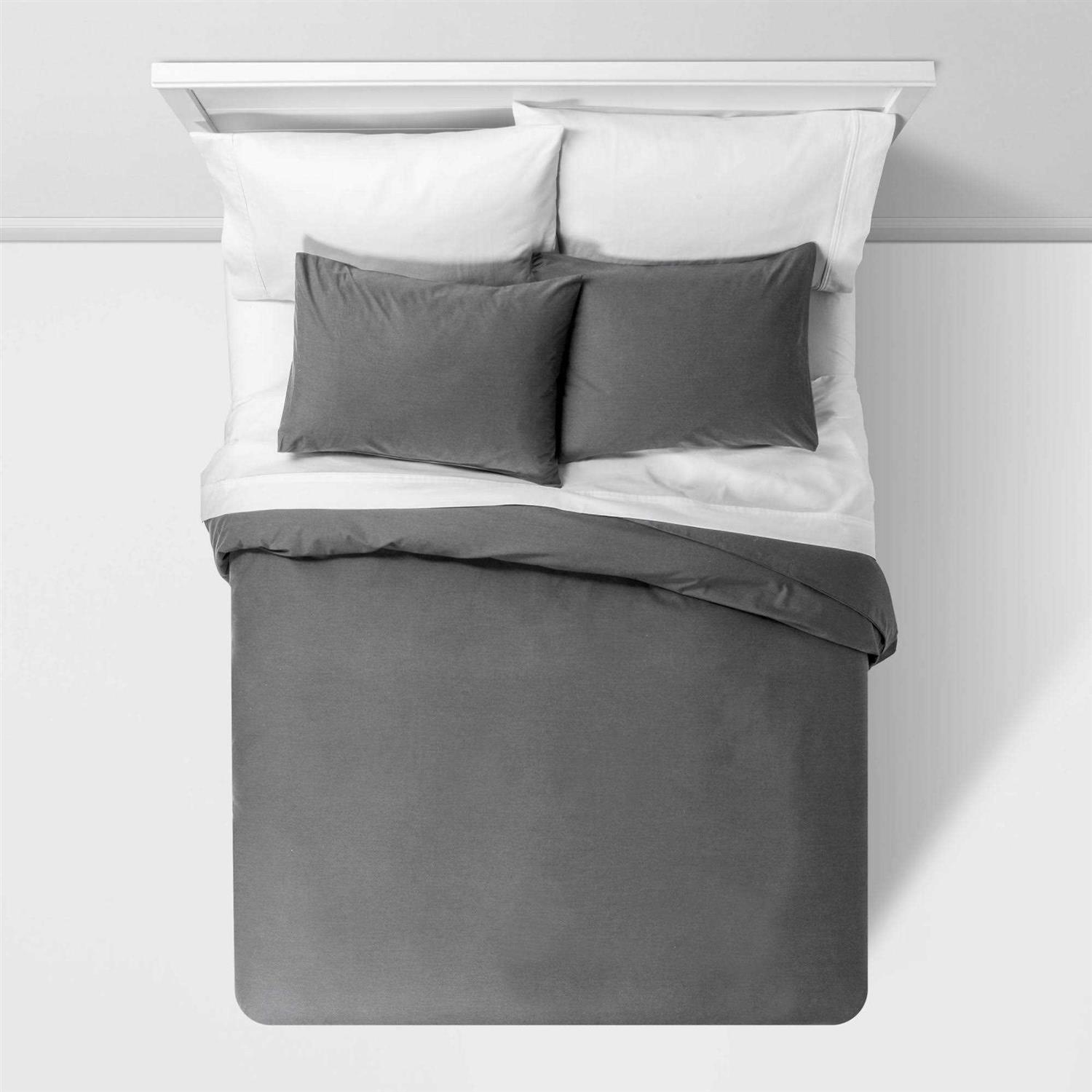 Room Essentials Easy-Care Duvet Cover Sham Set - Image 4