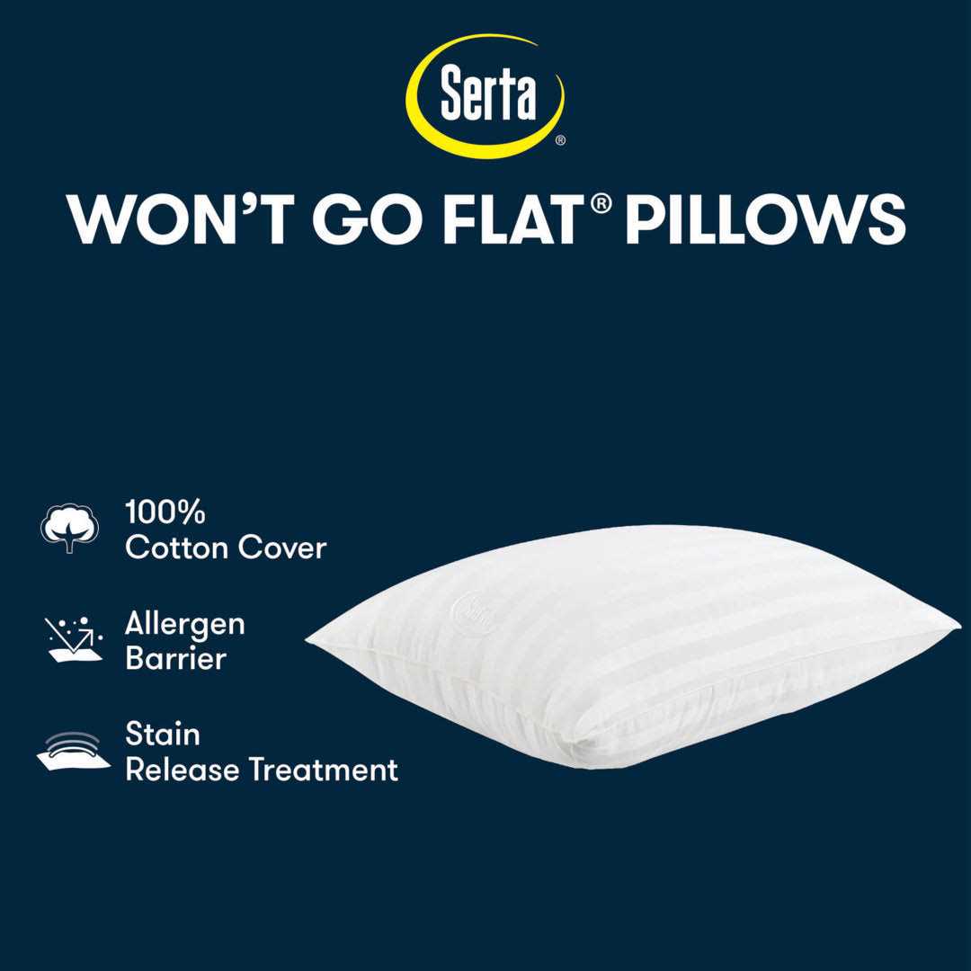 Sertapedic Won’t Go Flat Pillow - Image 5