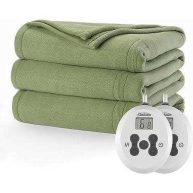 Sunbeam Electric Heated Fleece Blanket