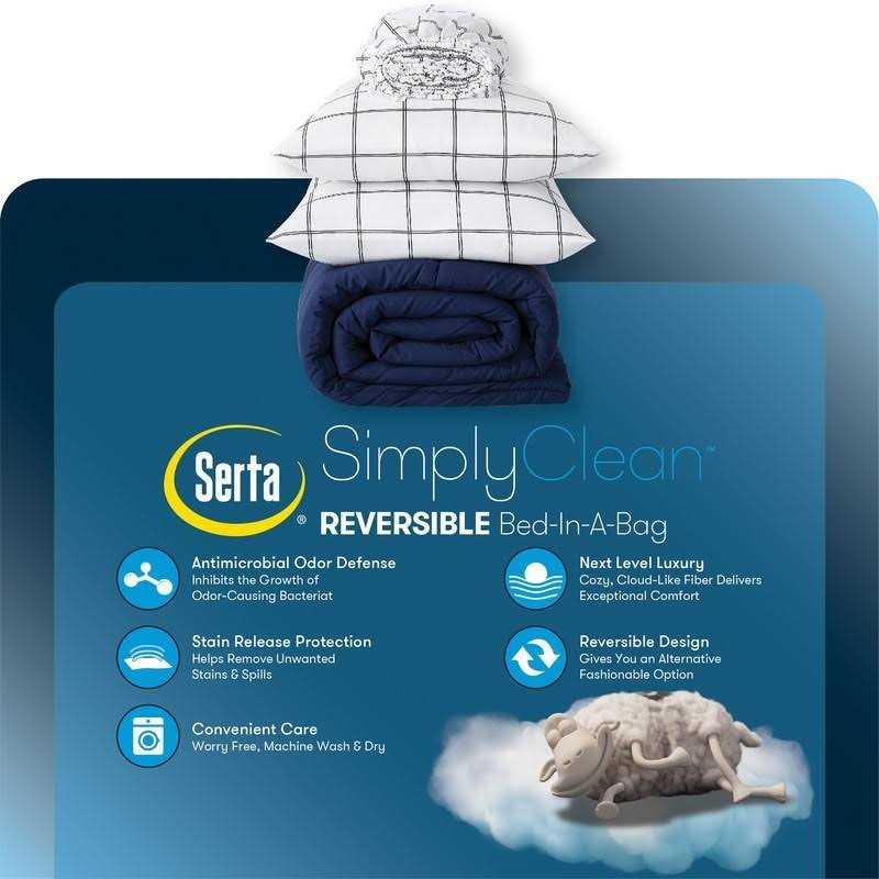 Serta Simply Clean Antimicrobial Reversible - Image 3