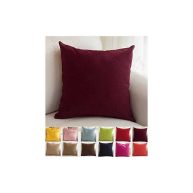 TangDepot Cotton Solid Throw Pillow Covers