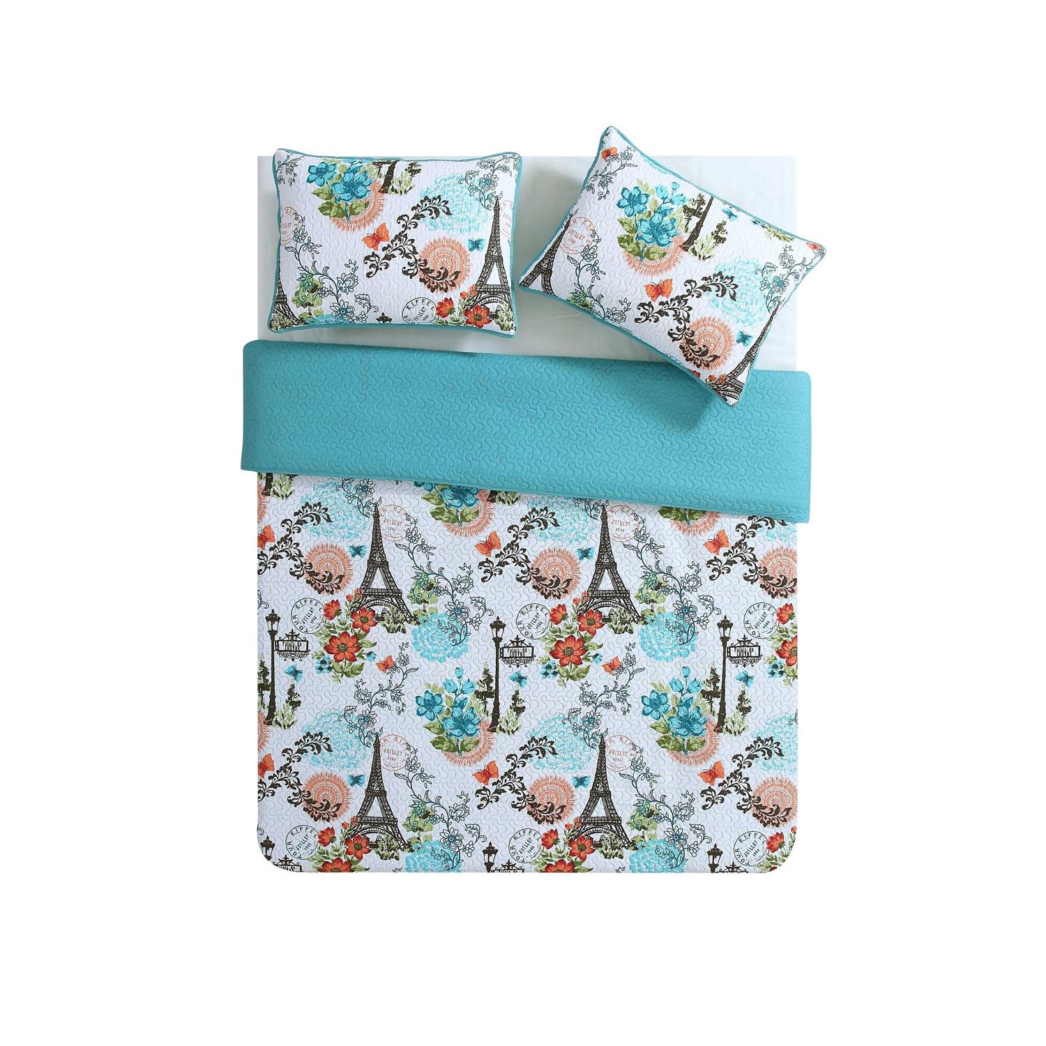 Vcny Home Eiffel Reversible Quilt Set - Image 4
