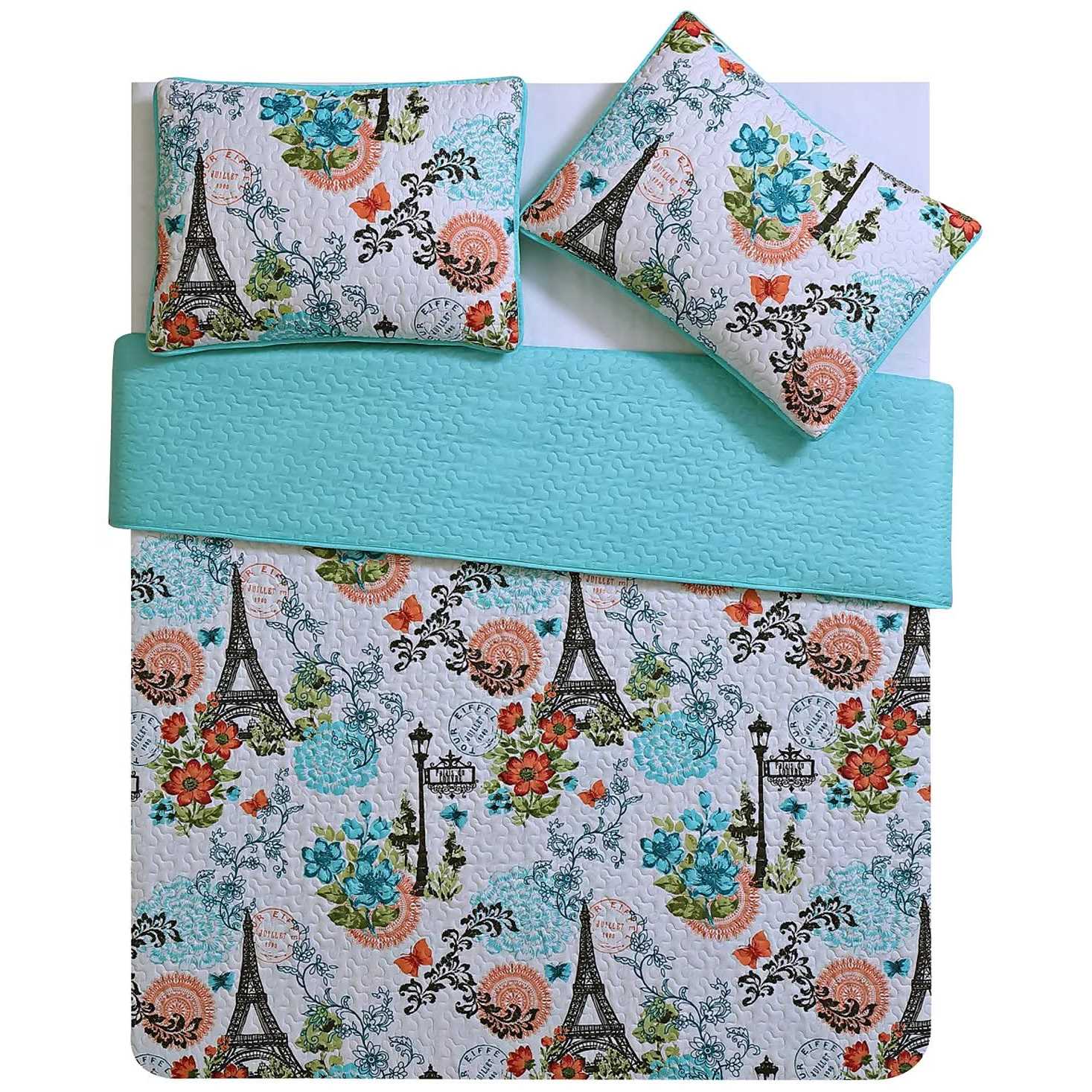 Vcny Home Eiffel Reversible Quilt Set - Image 3
