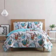 Vcny Home Eiffel Reversible Quilt Set