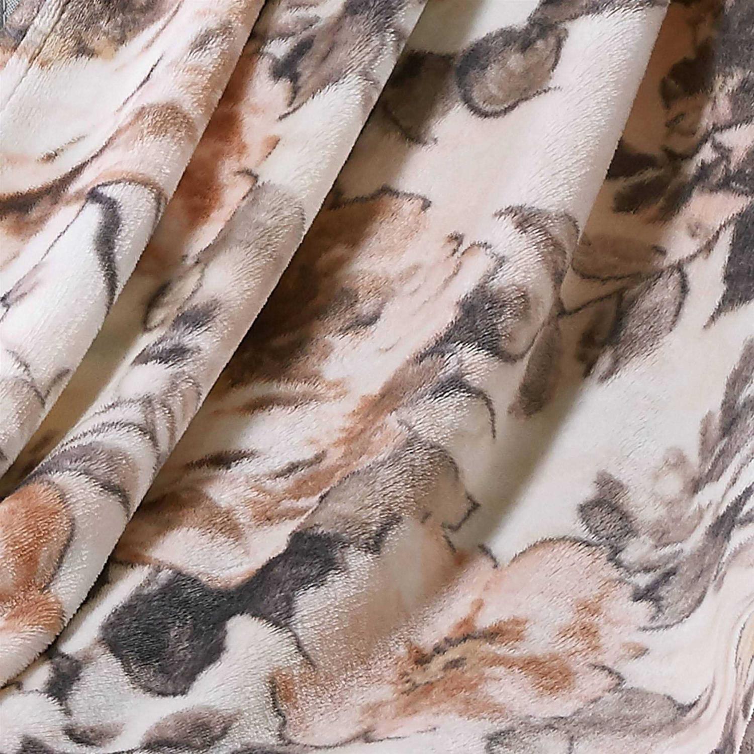 VCNY Decorative Throw Blanket Floral Design Accent for Couch - Image 2