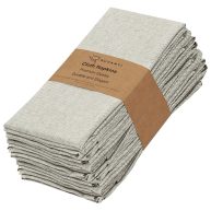 Ruvanti Cloth Napkins Set of 12 18×18 Napkins Cloth Washable