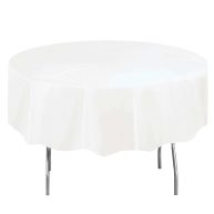 Way to Celebrate! Round Plastic Tablecloth