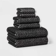 Threshold 6pc Bath Towels and Washcloths Set