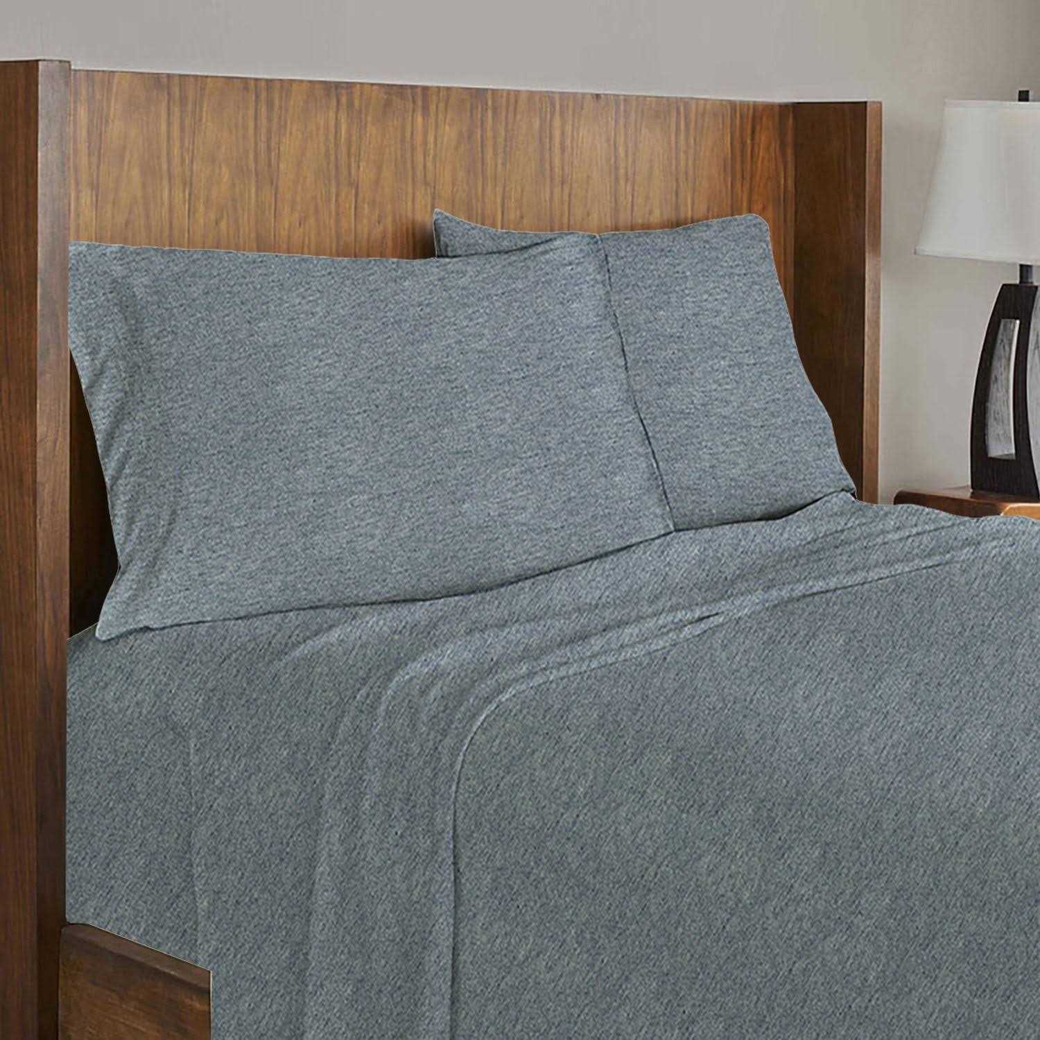 Royale Linens Soft Tees Cotton Modal Jersey Knit Sheet Set - Image 5