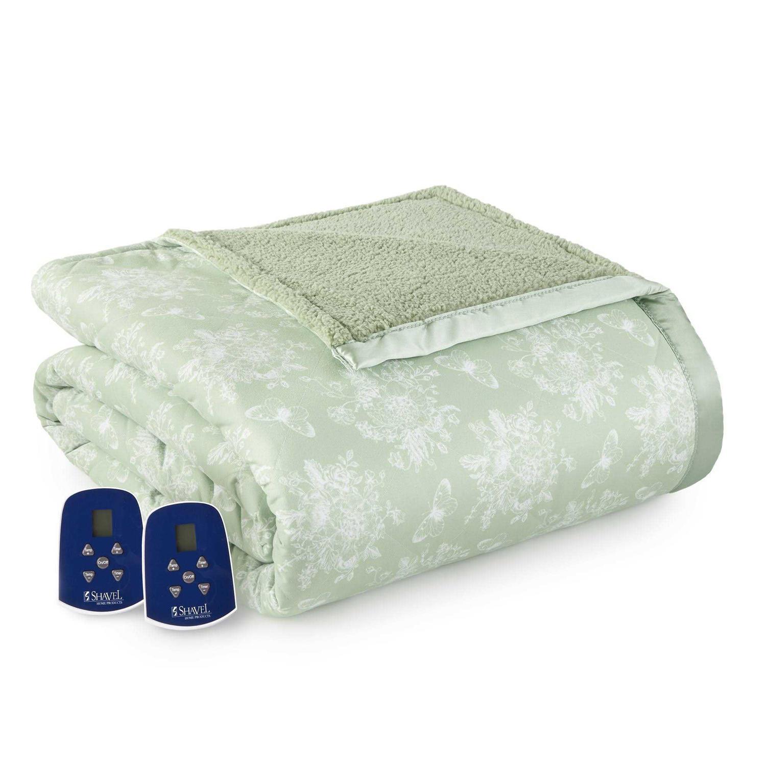 Shavel Micro Flannel Electric Heated Sherpa Blanket - Image 5