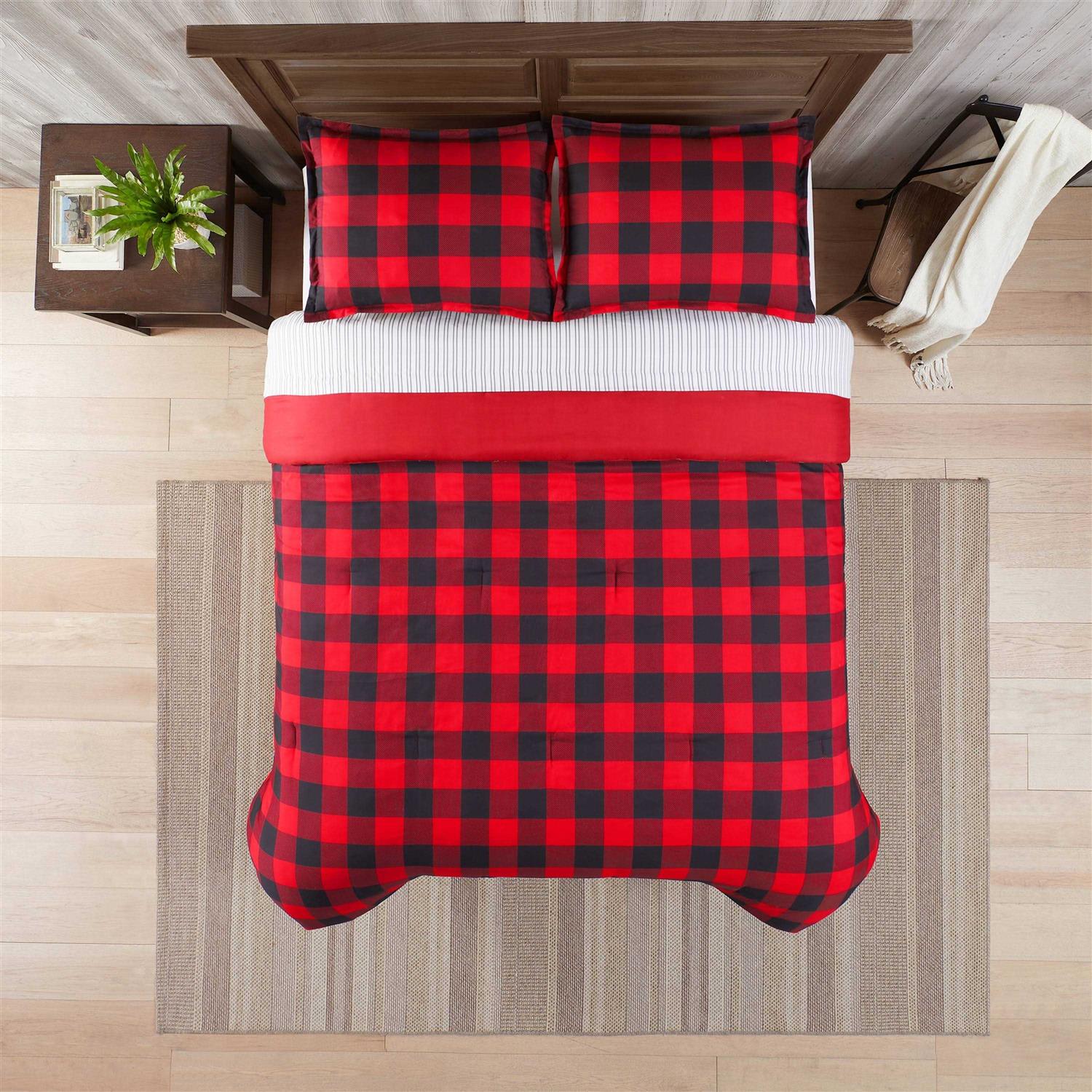 Serta Simply Clean Plaid Set