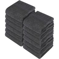 Utopia Towels Premium Cloths Set 100% Cotton Ring Spun, Highly Absorbent and Soft Feel Washcloths