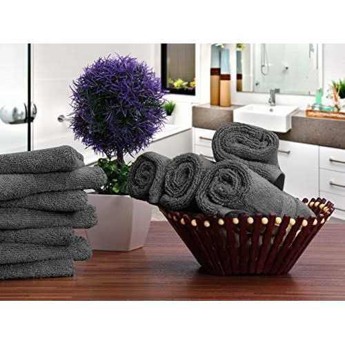 Utopia Towels Premium Cloths Set 100% Cotton Ring Spun, Highly Absorbent and Soft Feel Washcloths - Image 2