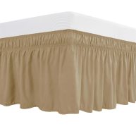 Subrtex Elegant Soft Ruffled Bed Skirt