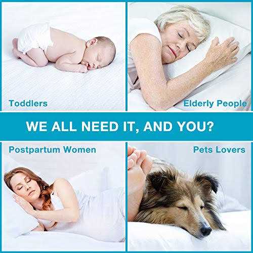 Twin Mattress Protector Waterproof Breathable Noiseless Twin Mattress Pad - Image 2