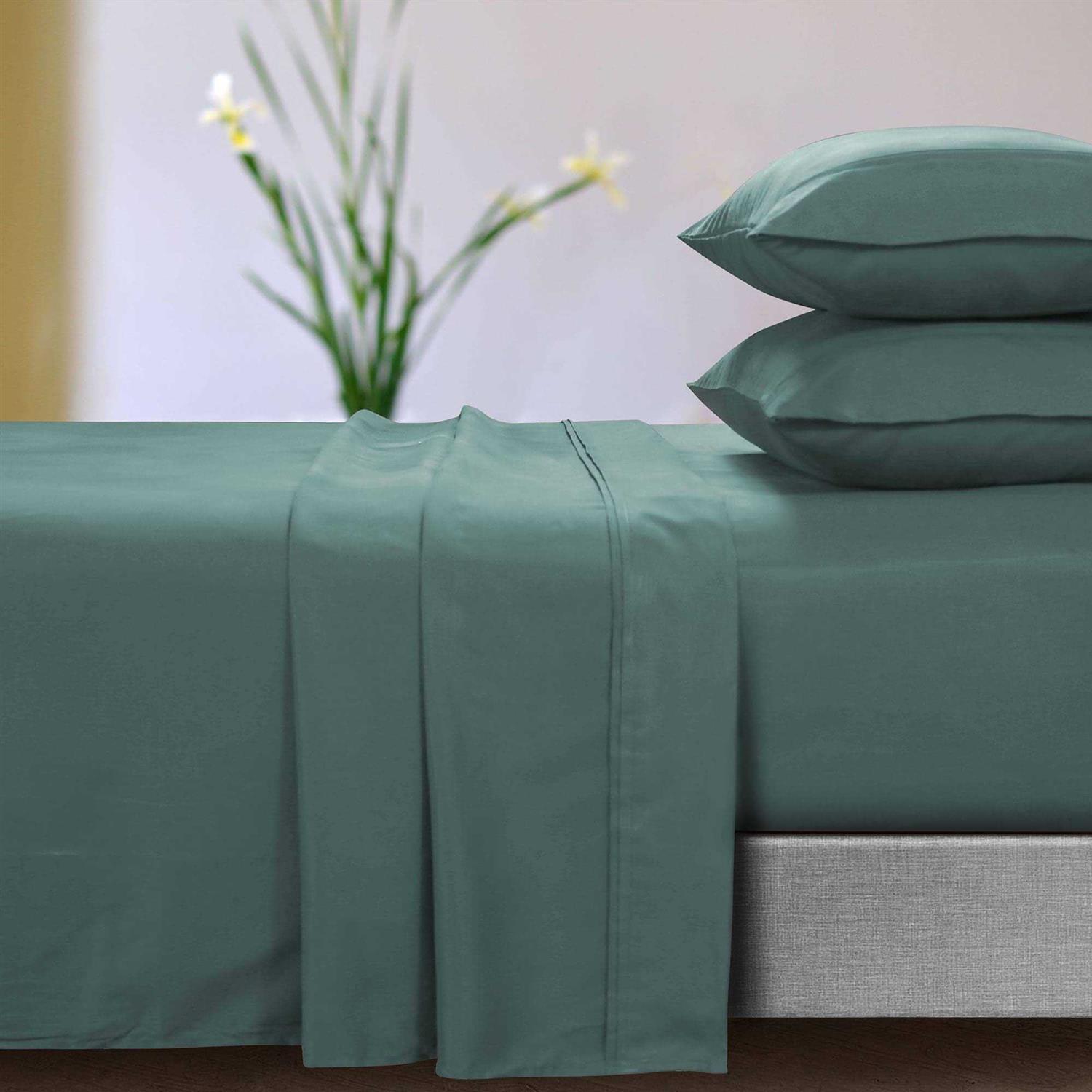 Tribeca Living Super Soft Solid Easy-Care Extra Deep Pocket Sheet Set - Image 3