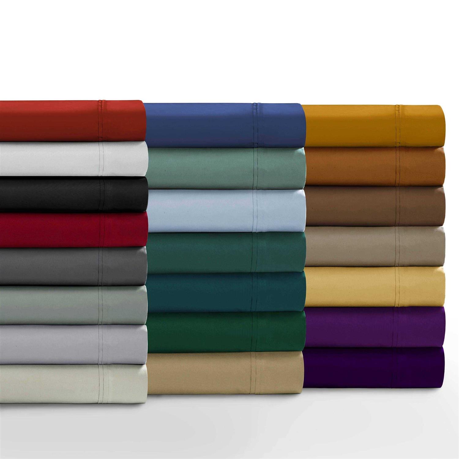 Tribeca Living Super Soft Solid Easy-Care Extra Deep Pocket Sheet Set - Image 4
