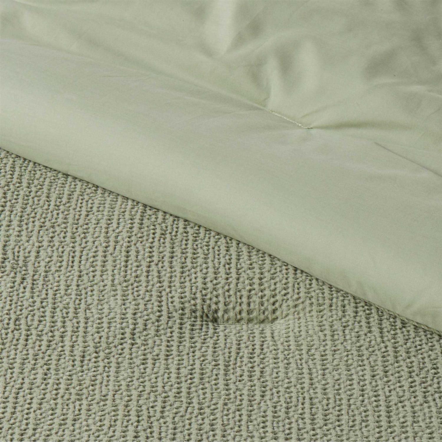 Threshold Washed Waffle Weave Duvet Cover Sham Set - Image 4