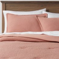 Threshold Washed Waffle Weave Duvet Cover Sham Set