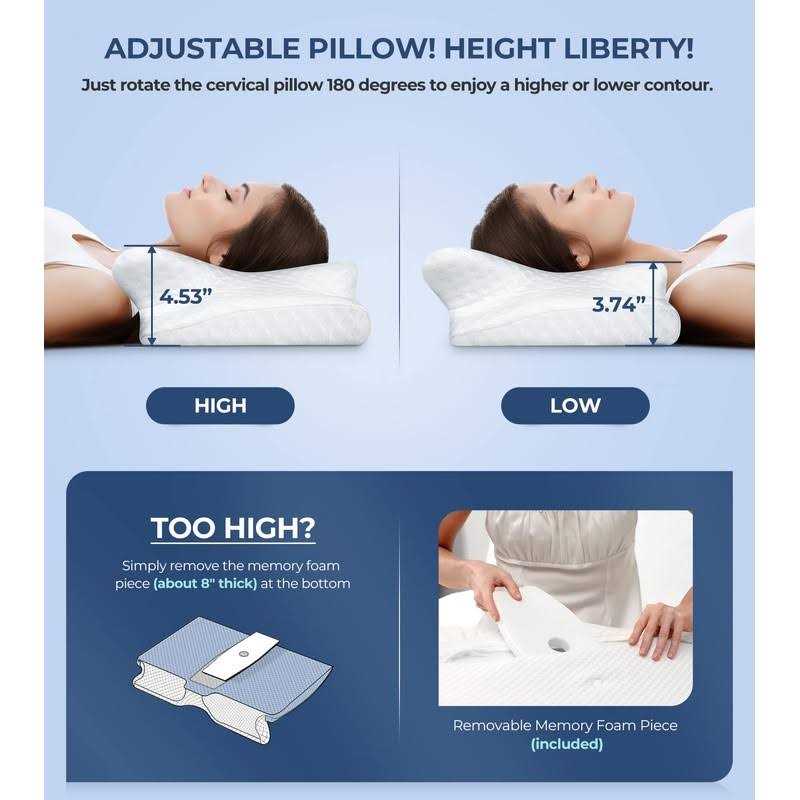 RIDOFTY 5X Pain Relief Cervical Pillow for Neck and Shoulder Support - Image 3
