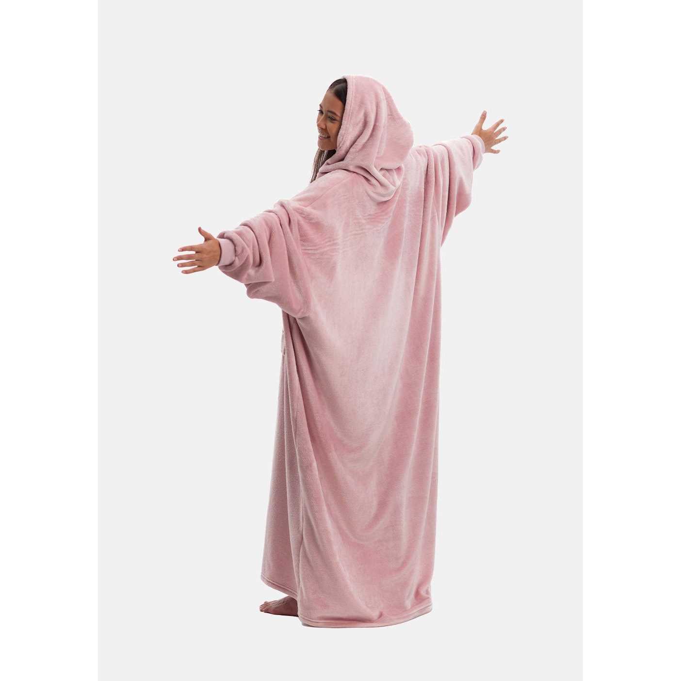 The Comfy Dream Long Lightweight Microfiber Fleece Wearable Blanket - Image 2
