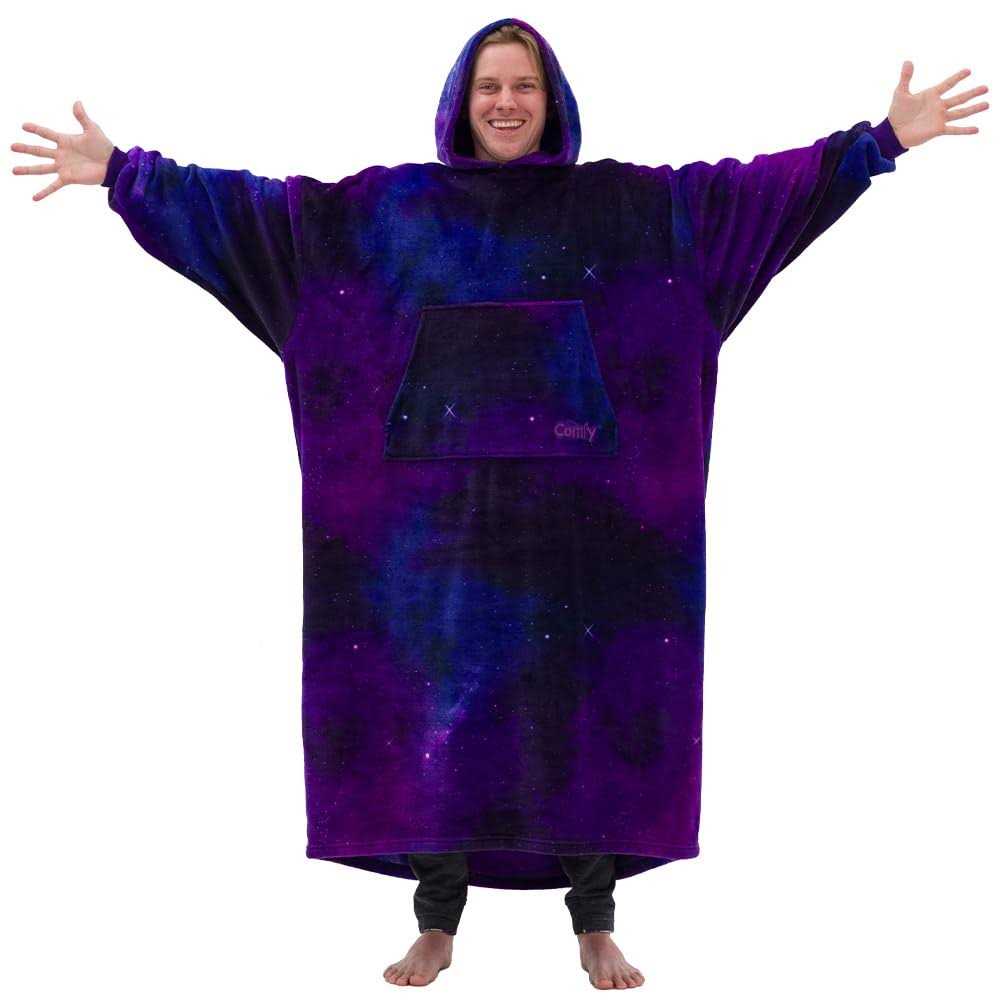 The Comfy Dream Long Lightweight Microfiber Fleece Wearable Blanket