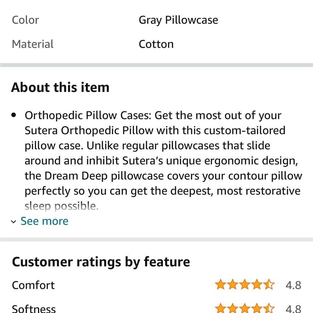 Sutera Dream Deep Silverthread Pillow Case - Image 4