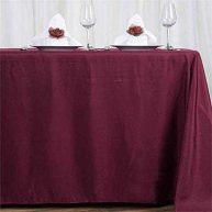 TABLECLOTHSFACTORY.COM TABLECLOTHSFACTORY Polyester Rectangle Tablecloths