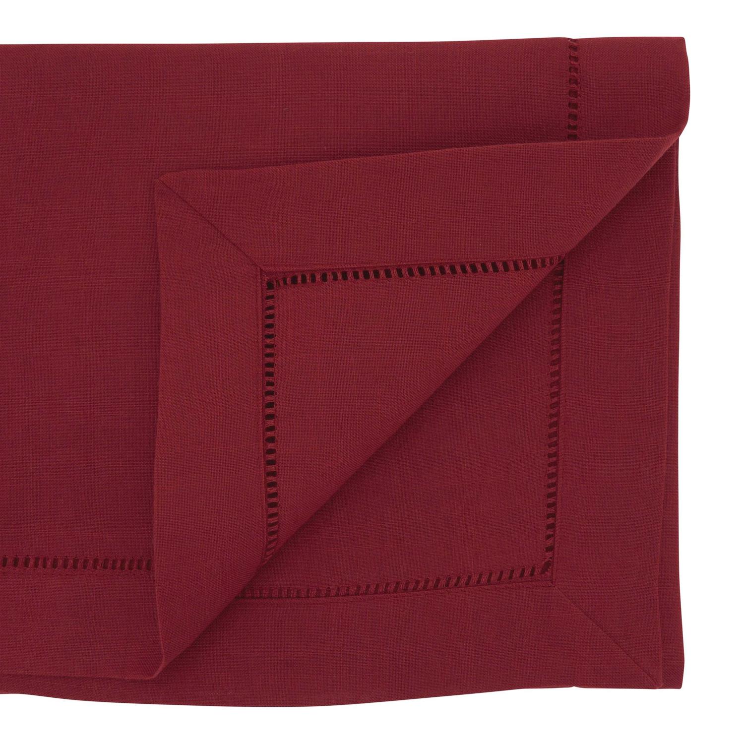 Saro Lifestyle Table Runner Hemstitched Border - Image 2