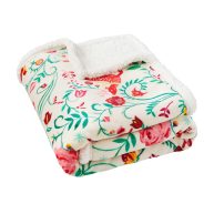 The Pioneer Woman Reversible Sherpa Throw Blanket and White