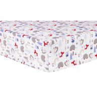 Trend Lab Deluxe Flannel Fitted Crib Sheet