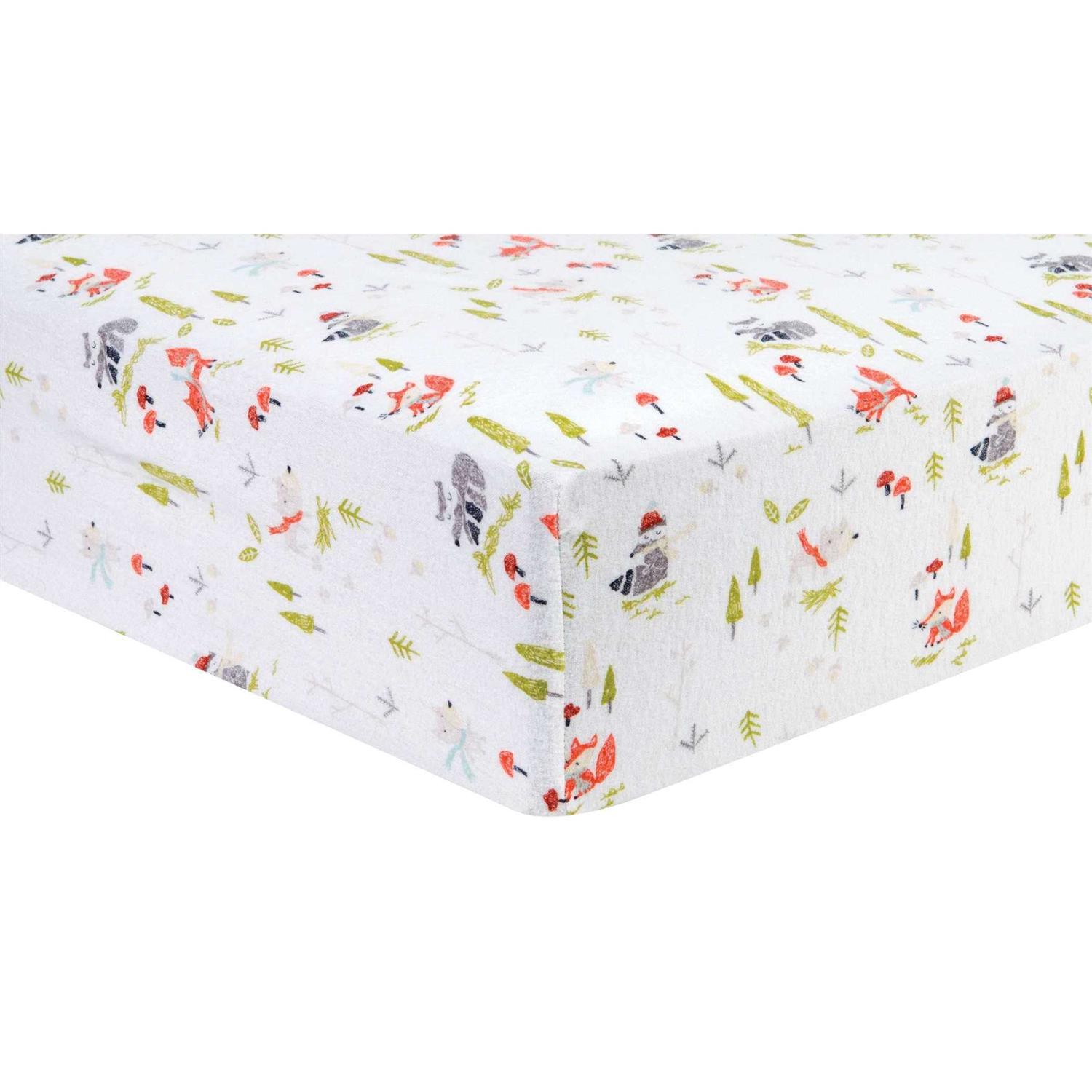 Trend Lab Deluxe Flannel Fitted Crib Sheet - Image 5