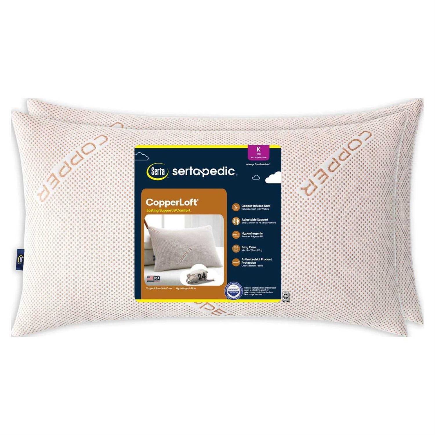 Sertapedic Copperloft Bed Pillow - Image 2