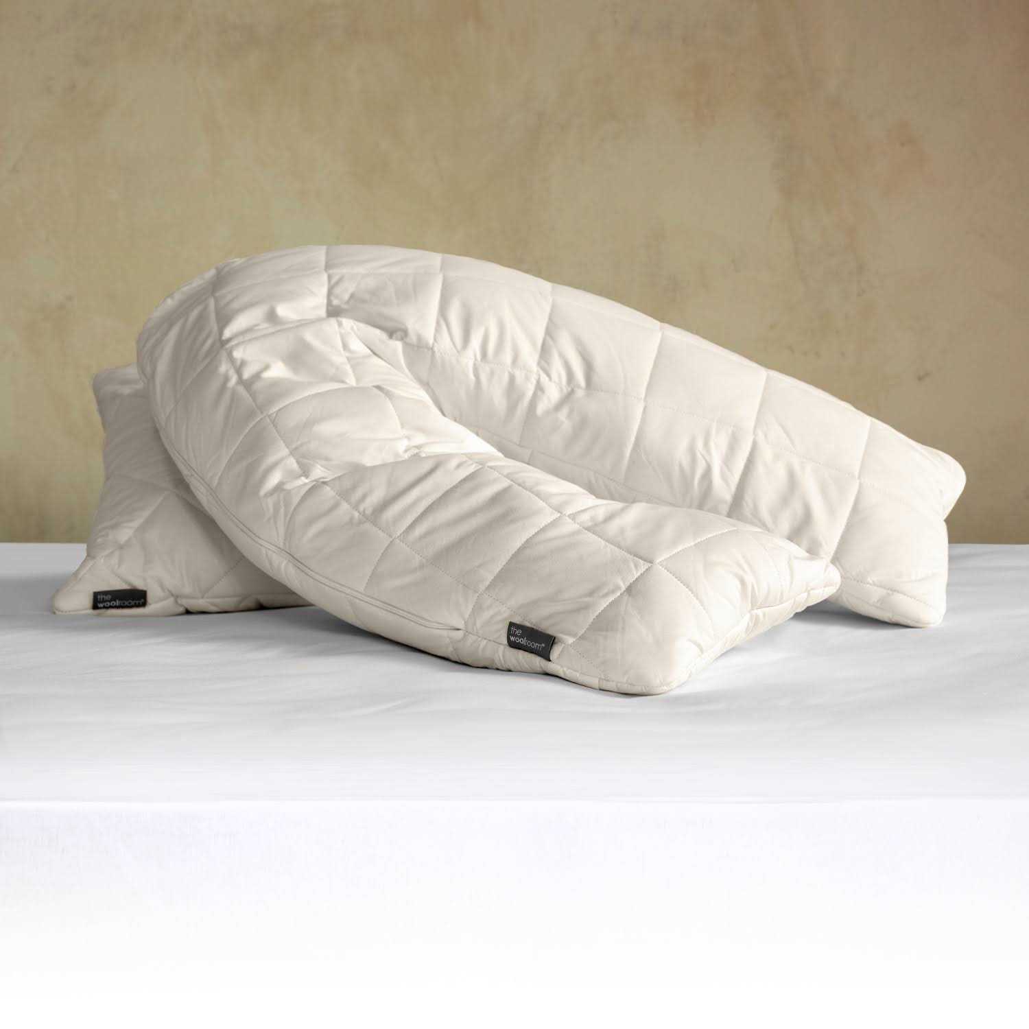 The Wool Room Customizable V Shaped Wool Pillow