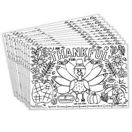 Tiny Expressions Fall Thanksgiving Coloring Placemats for Kids