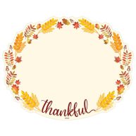 Thankful Die Cut Paper Placemats