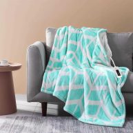 VENTIMI Heated Blanket Electric Throw with 10 Heating Levels&1-12 Hours Auto Off,50×60 inch