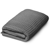 SUTERA Silverthread Waffle Towel California