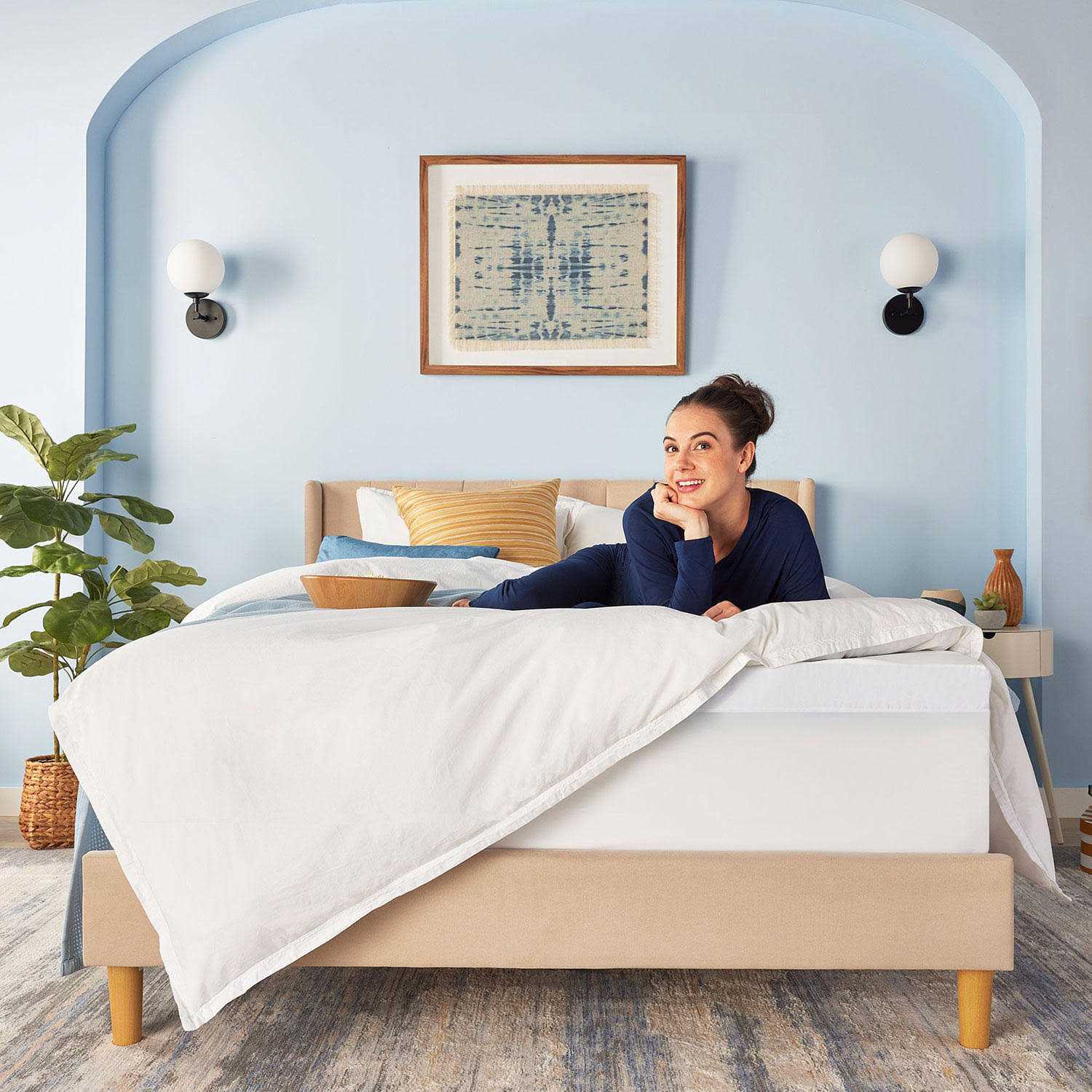 Serta 3′ Cool Nights Gel Memory Foam Mattress Topper - Image 5