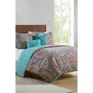 Vcny Home Yara Reversible Medallion Quilt Set