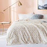 Sedona House Ktbk5002 Printed Soft Warm Lightweight Flannel Blanket