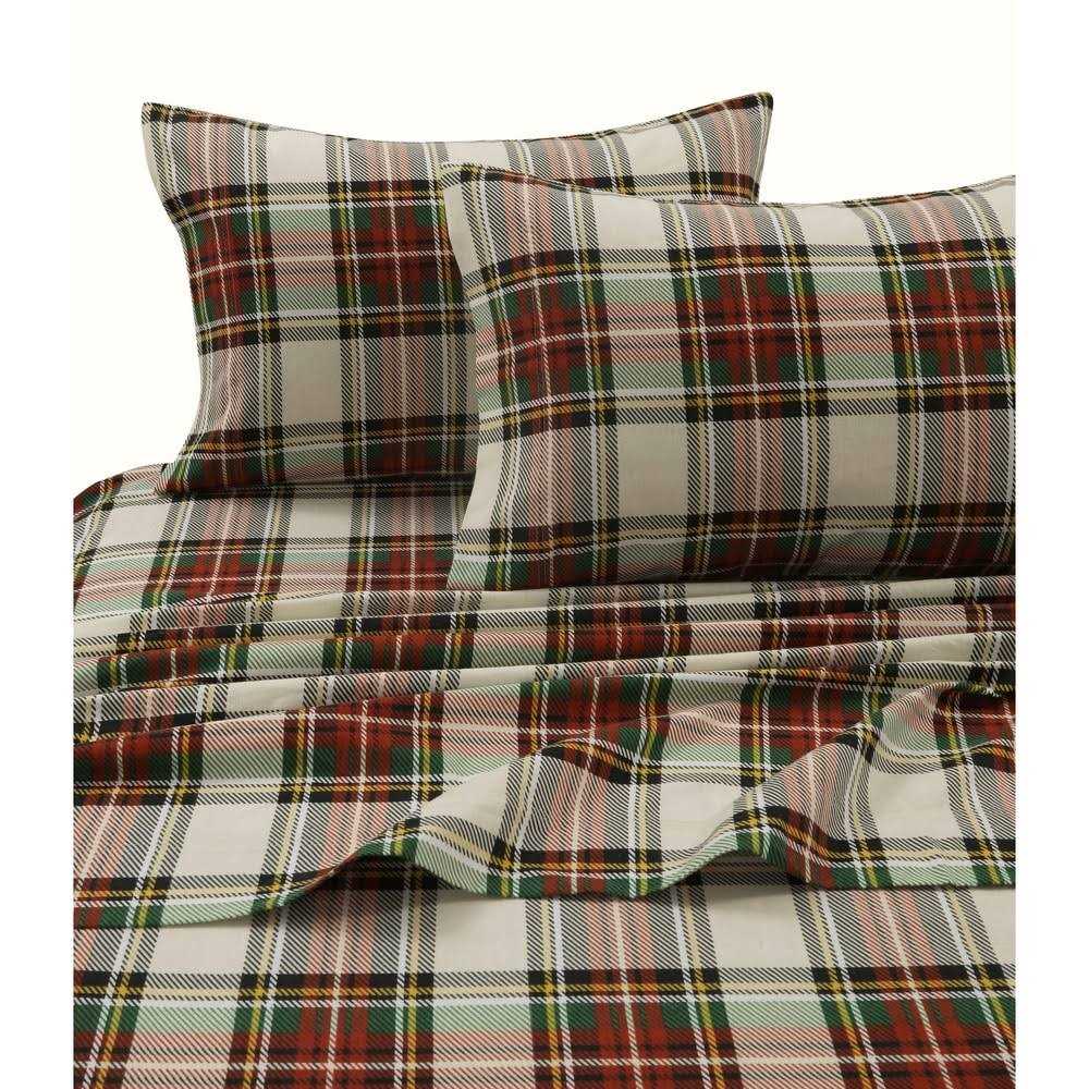 Tribeca Living Printed Flannel Extra Deep Pocket Sheet Set - Image 5